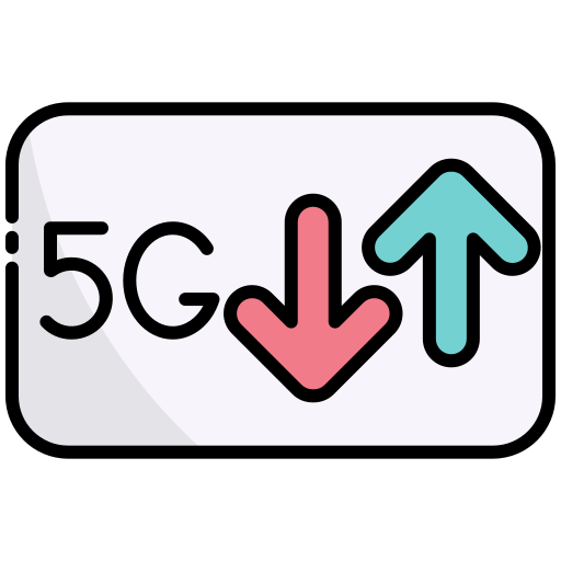 5g Generic Outline Color icono