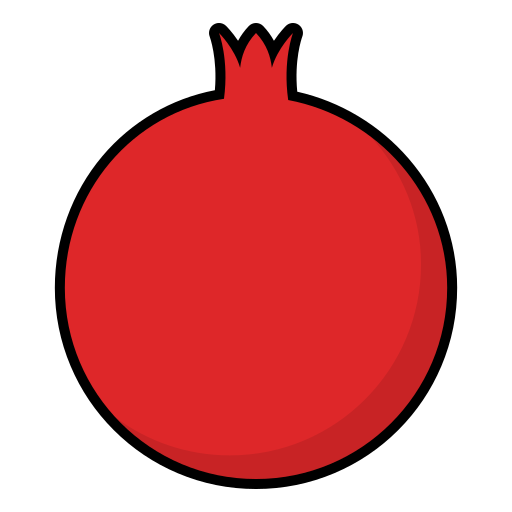 Pomegranate Generic Outline Color icon