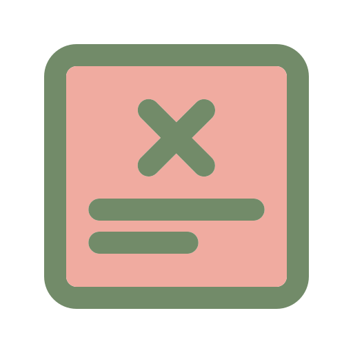 Failed message Generic Outline Color icon