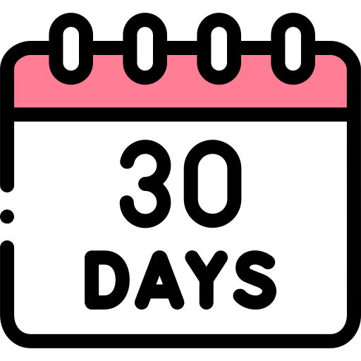 30 tage Detailed Rounded Lineal color icon