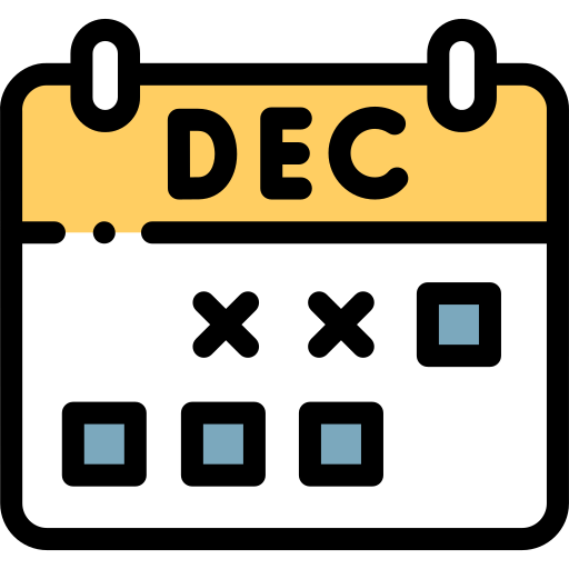 dezember Detailed Rounded Lineal color icon