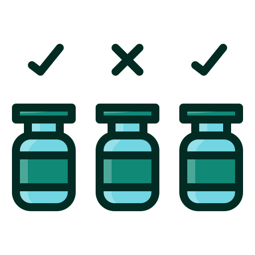 vaccin Mangsaabguru Lineal Color icoon