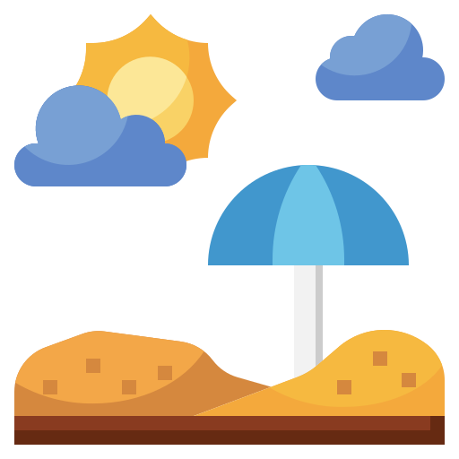 пляжный зонт Surang Flat иконка