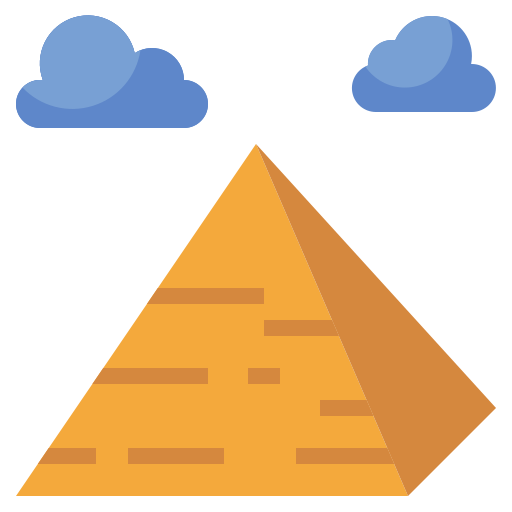 pyramide Surang Flat icon