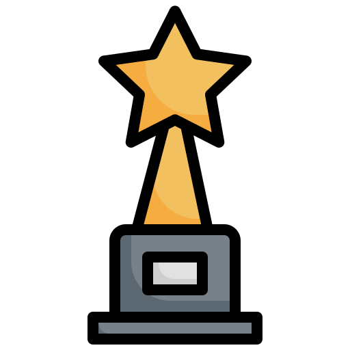 Award Surang Lineal Color icon