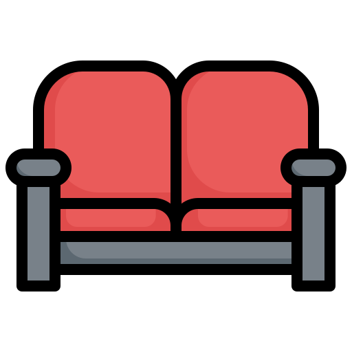 asiento de cine Surang Lineal Color icono
