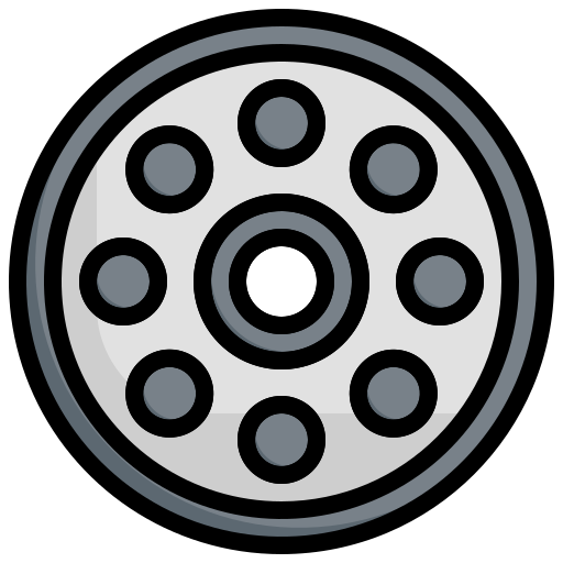 Film reel Surang Lineal Color icon