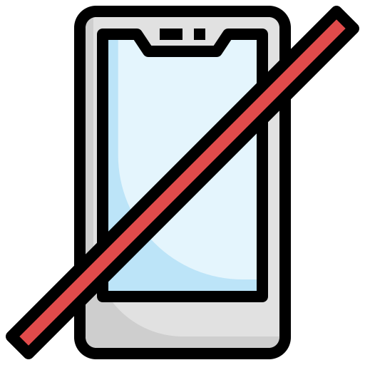 No phone Surang Lineal Color icon