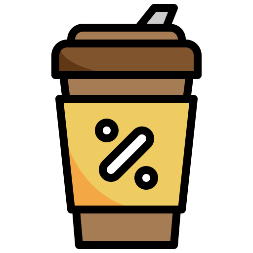 Coffee cup Surang Lineal Color icon