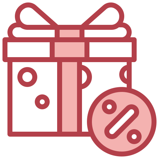 Gift box Surang Red icon