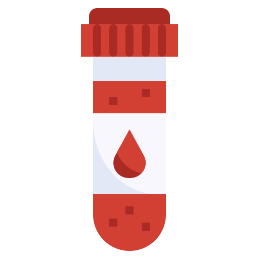 Blood sample Surang Flat icon