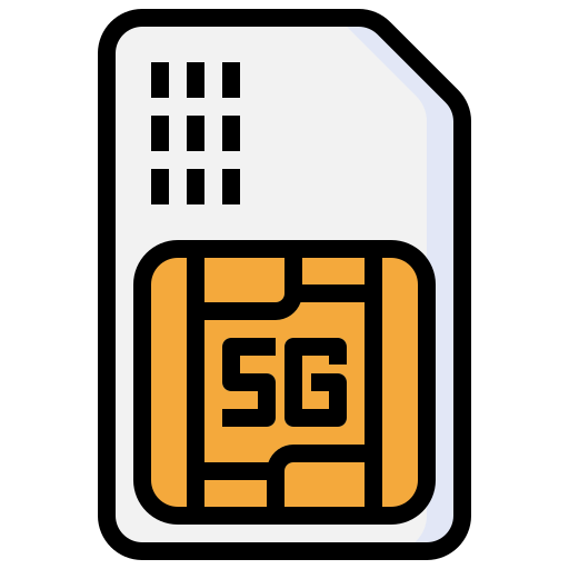 Sim card Surang Lineal Color icon