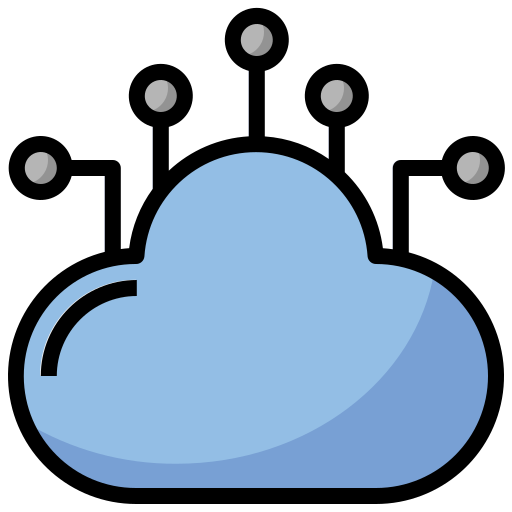 cloud computing Surang Lineal Color icoon