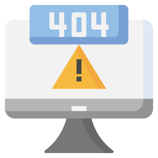 Ошибка 404 Surang Flat иконка
