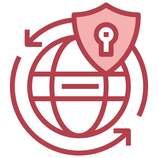 la seguridad cibernética Surang Red icono