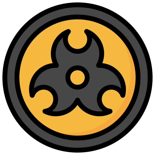 Biohazard Surang Lineal Color icon