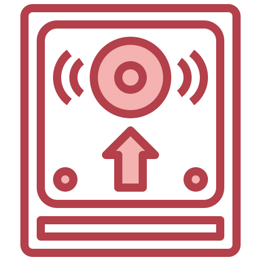 Fire alarm Surang Red icon