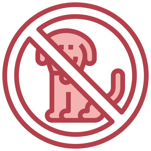 No pets Surang Red icon