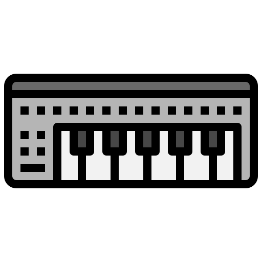 Synthesizer Surang Lineal Color icon