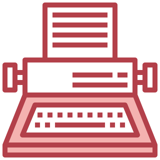 Typewriter Surang Red icon
