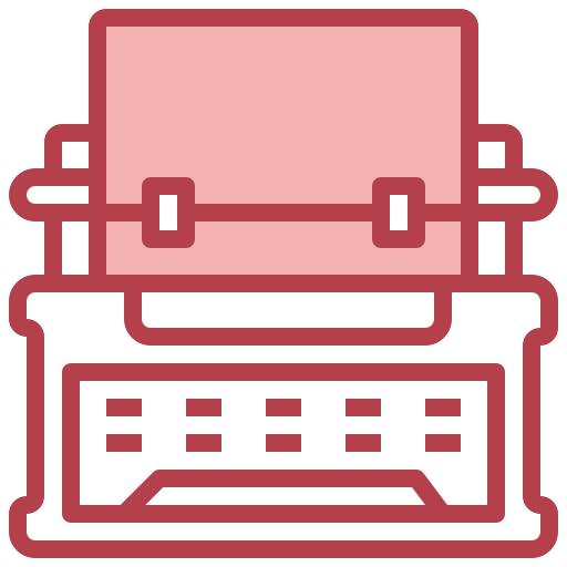 maszyna do pisania Surang Red ikona