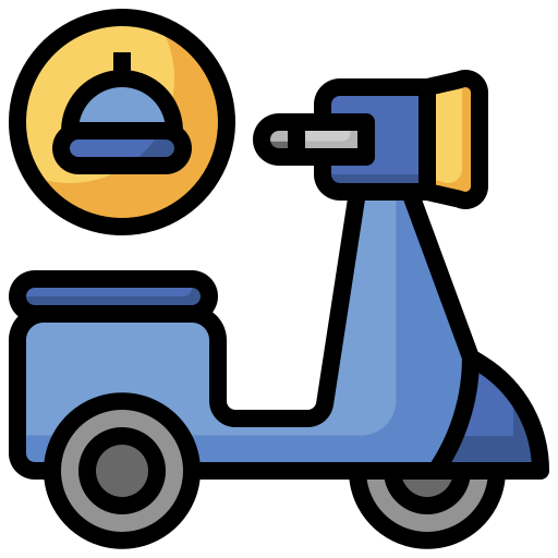 Food delivery Surang Lineal Color icon