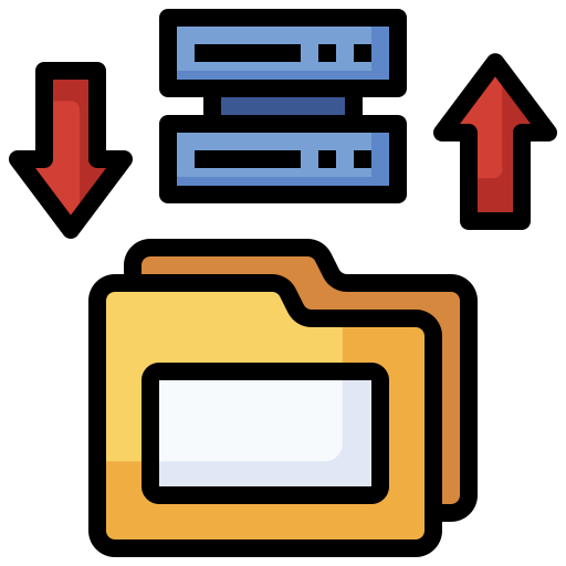 datentransfer Surang Lineal Color icon