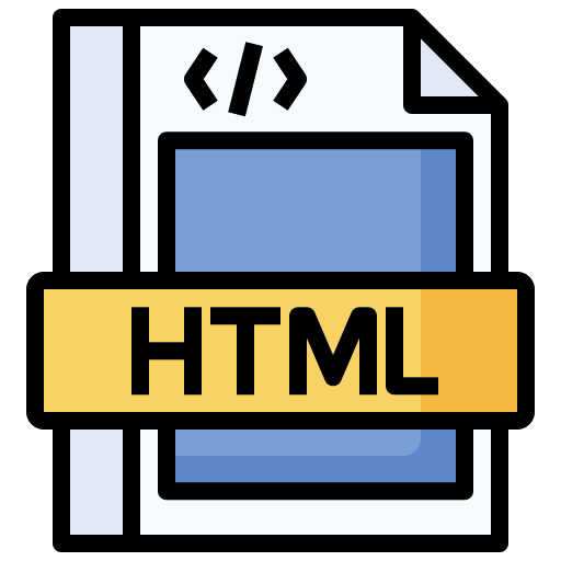 html 파일 Surang Lineal Color icon
