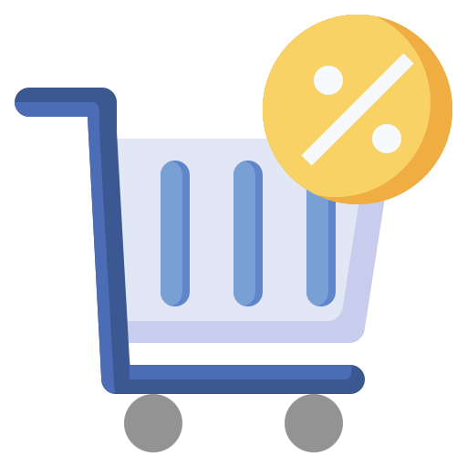 Shopping cart Surang Flat icon
