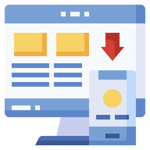 design responsivo Surang Flat Ícone