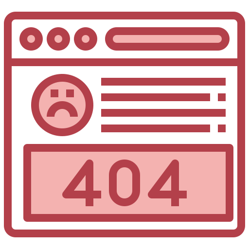 błąd 404 Surang Red ikona