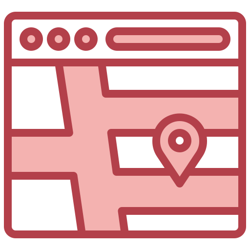 Map Surang Red icon