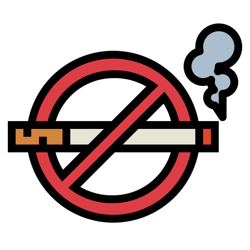 proibido fumar Smalllikeart Lineal Color Ícone