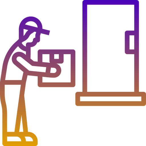 consegna a domicilio Generic Gradient icona