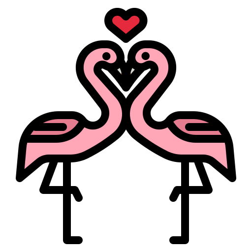 flamingi photo3idea_studio Lineal Color ikona