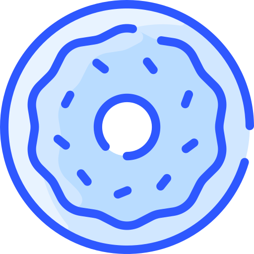 도넛 Vitaliy Gorbachev Blue icon