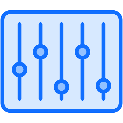 イコライザ Generic Blue icon