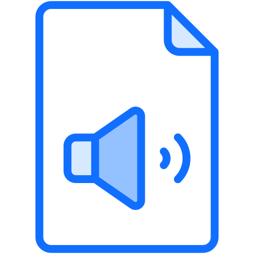 audiodatei Generic Blue icon