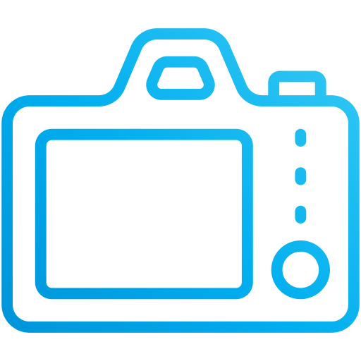 digitale camera Generic Gradient icoon