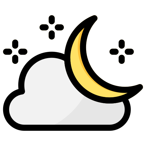 nacht Generic Outline Color icon