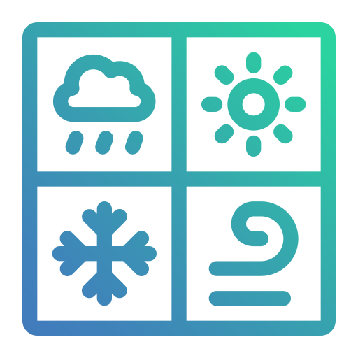 prognoza pogody Generic Gradient ikona