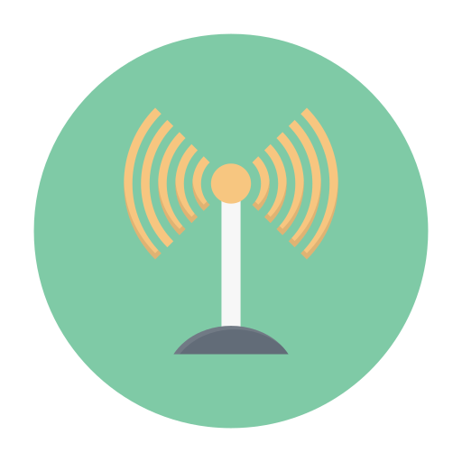 segnale wi-fi Generic Circular icona