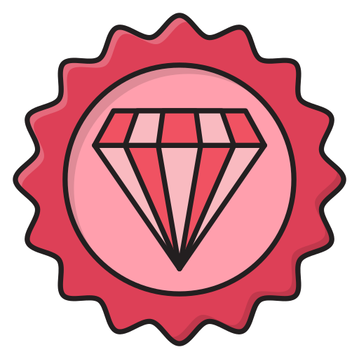 Jewel Vector Stall Lineal Color icon