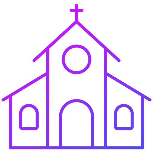 교회 Generic Gradient icon