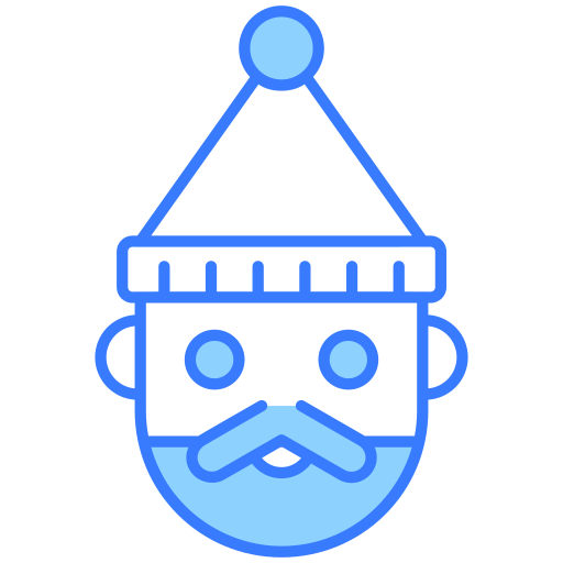 papá noel Generic Blue icono