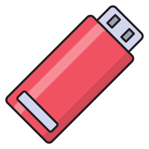 Usb Vector Stall Lineal Color icon