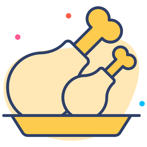Chicken Generic Rounded Shapes icon