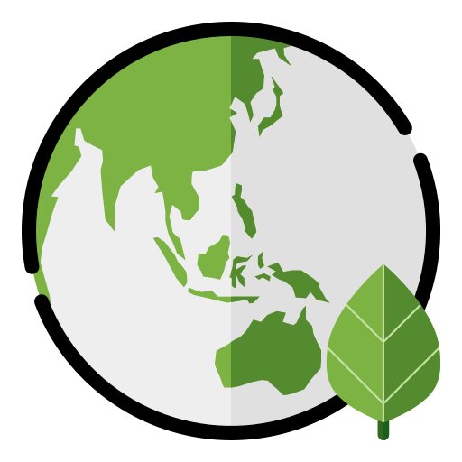 Globe earth Generic Outline Color icon