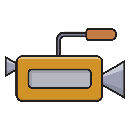 videokamera Vector Stall Lineal Color icon