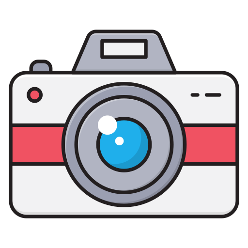 camera Vector Stall Lineal Color icoon